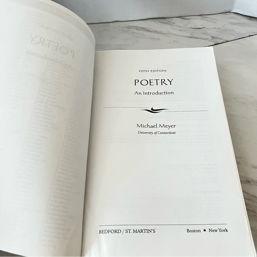 Michael Meyer preowned poetry